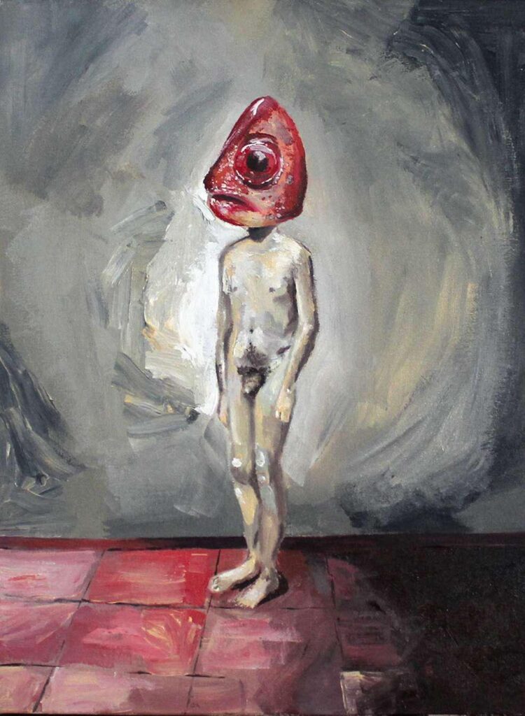 Cara de Trans, 2018. Acrílica sobre tela. 60x40. [986x1346 px]