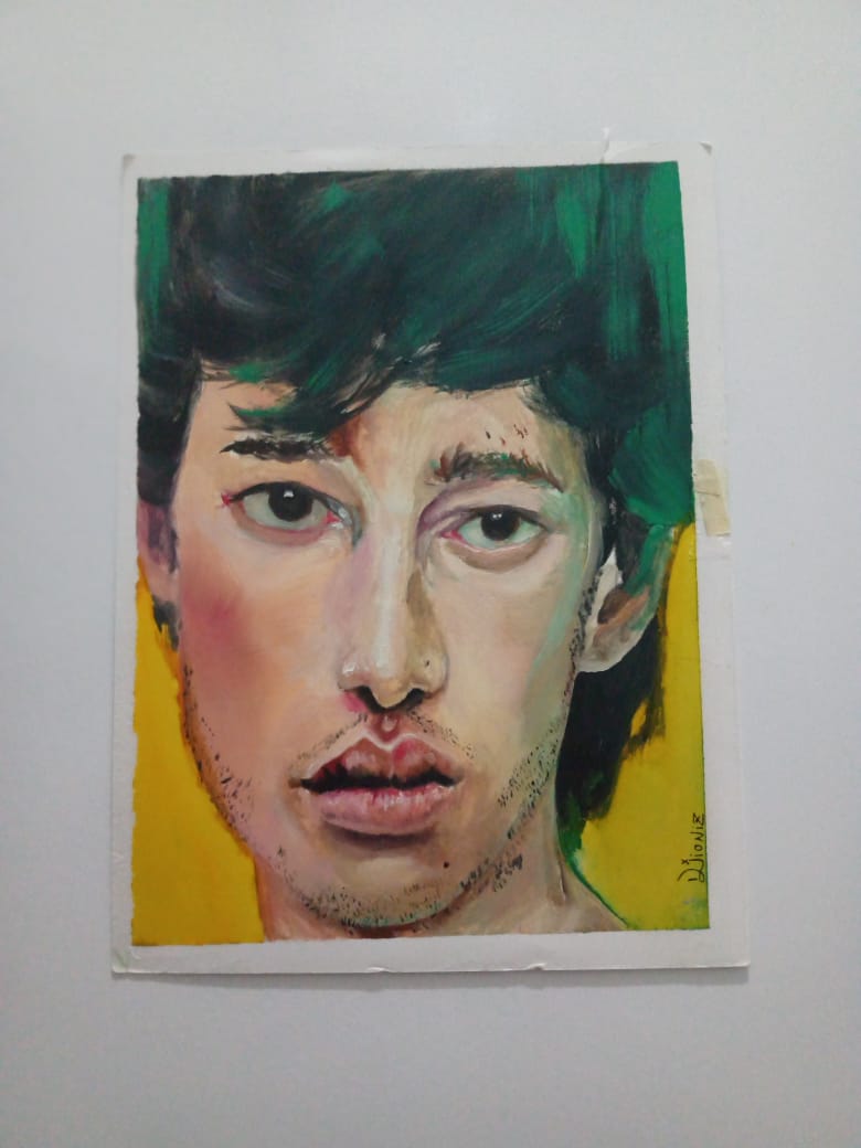 Jaloo, 2019. Tinta óleo sobre papel cartão. 25,9cm x 19,4cm. Pincel. [780x1040 px]
