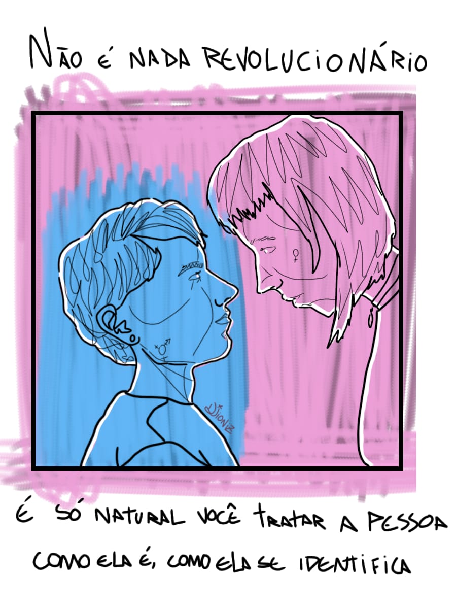 Diálogo Binário, 2021. Pintura digital. [899/1200 px]