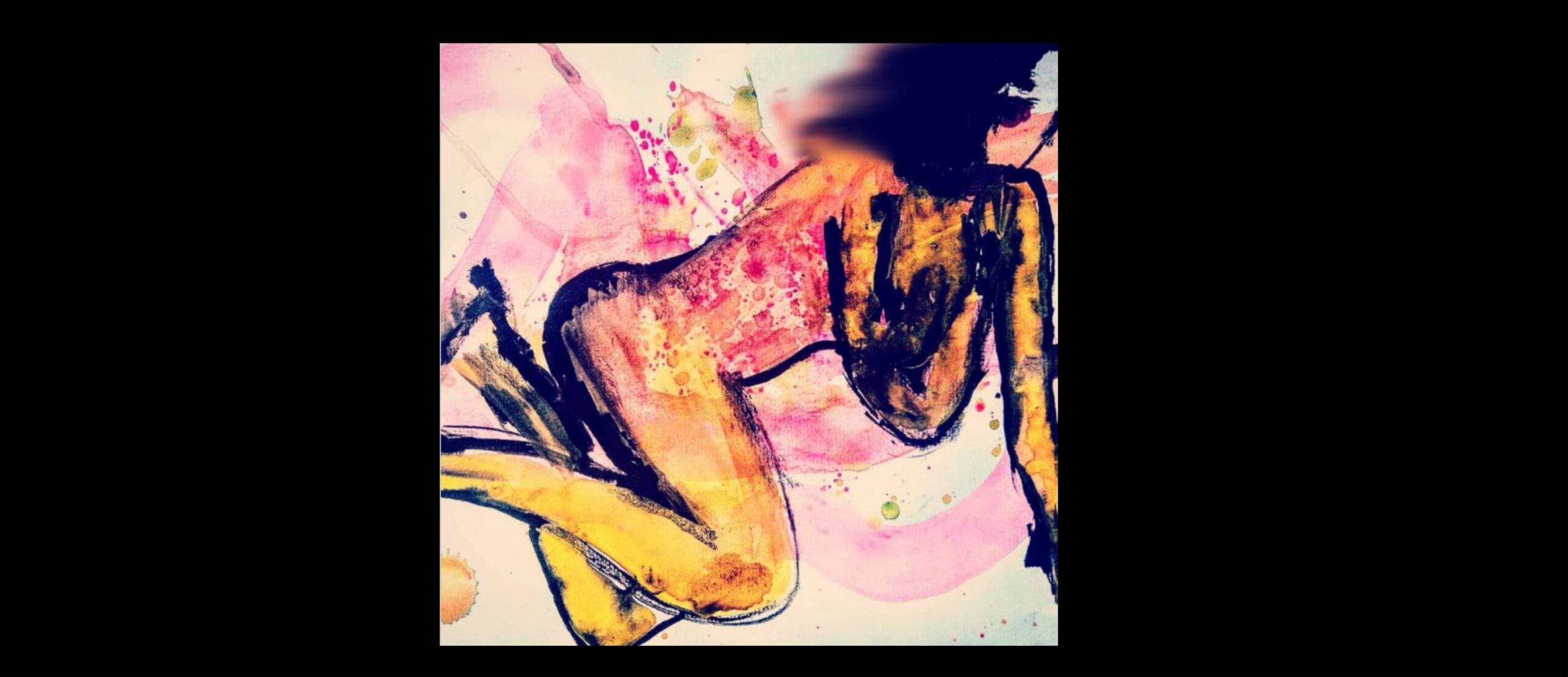  “CANCELANDO UM PAPEL EM BRANCO E OUTROS TANTOS VAZIOS” – Aquarela sobre papel, 29x21cm. 2020. [2560x1105 px]