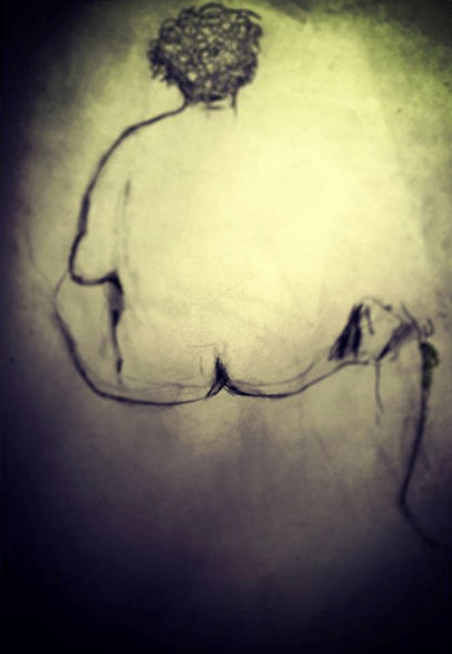  “FIGURA HUMANA”- Carvão sobre papel. 42x28cm. 2019. [407x589 px]