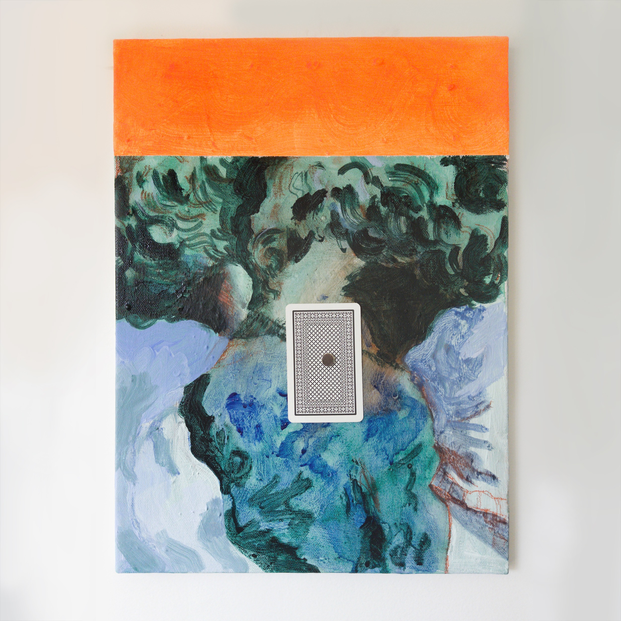 Aperto. 2022 Acrílica e carta sobre tela. 40x30cm. Pintura [2500x2500px]