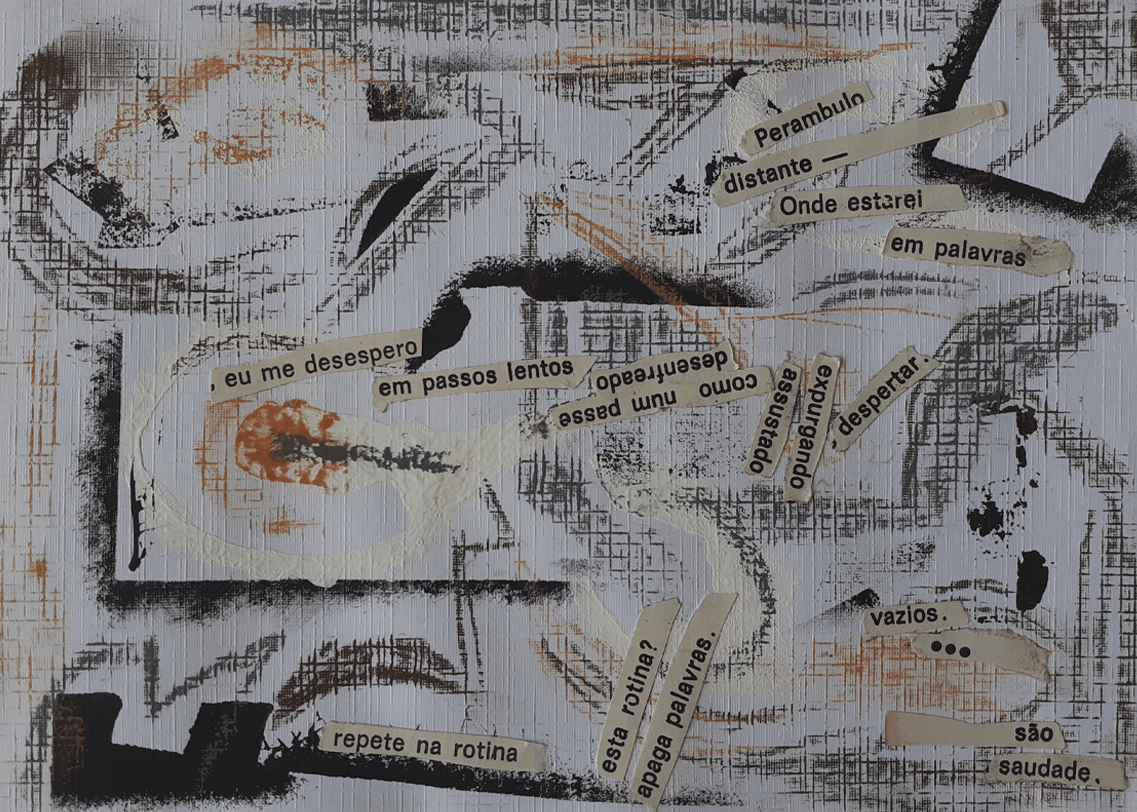  perambulo distante, 2020. colagem, tinta acrílica e giz seco sobre papel telado 120g. 19x14cm [1137x812px]