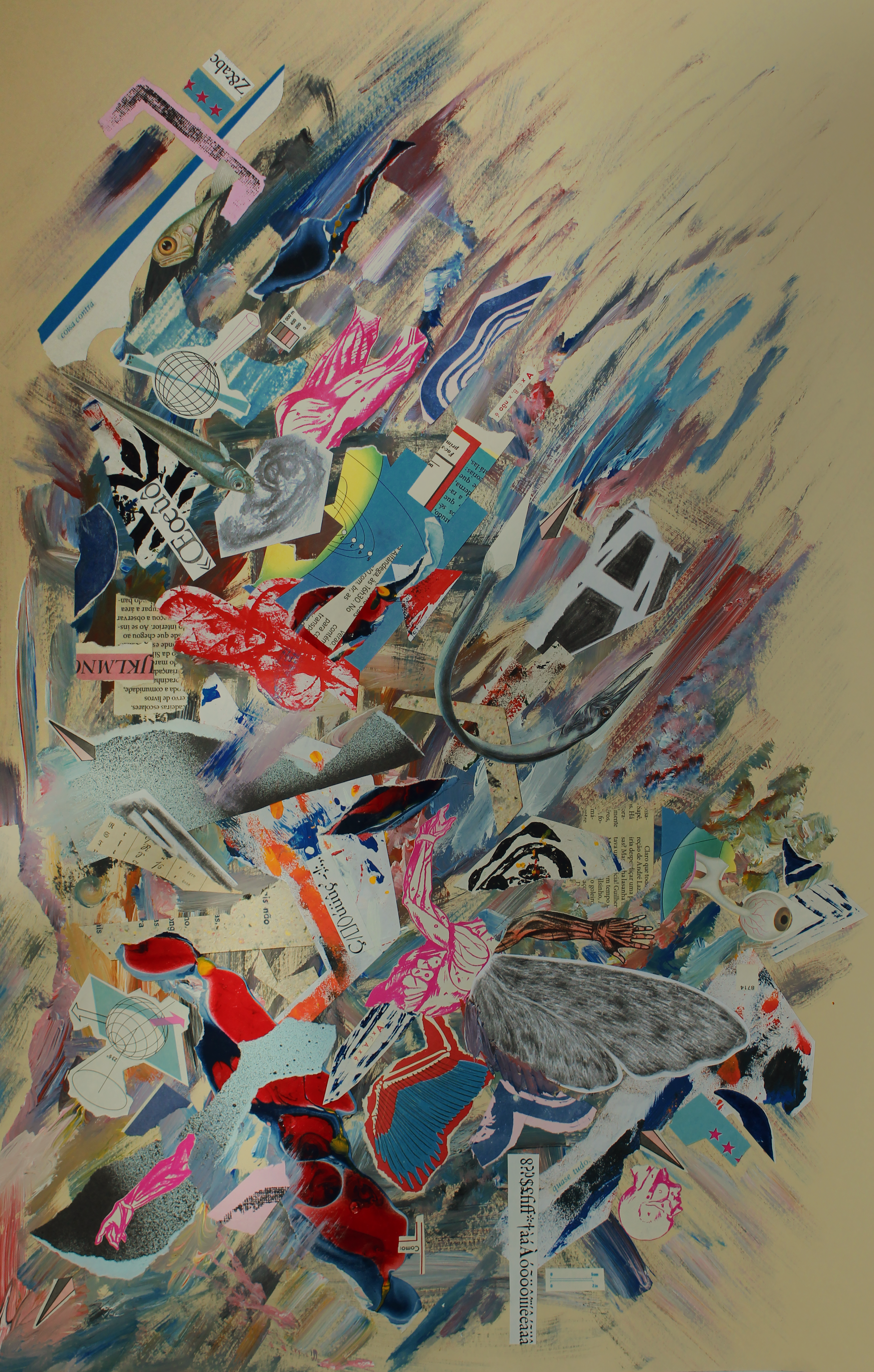 transmutar, 2021. colagem, tinta acrílica sobre papel 240g. 62x40cm. [2820x4428px]