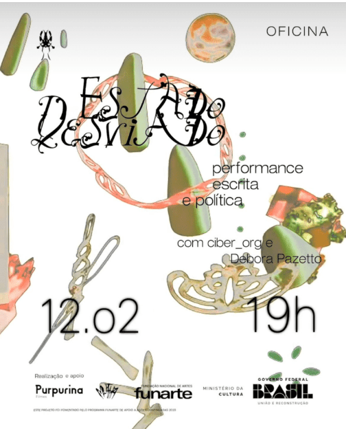 Estado Desviado: performance, escrita e política (12/02/25)